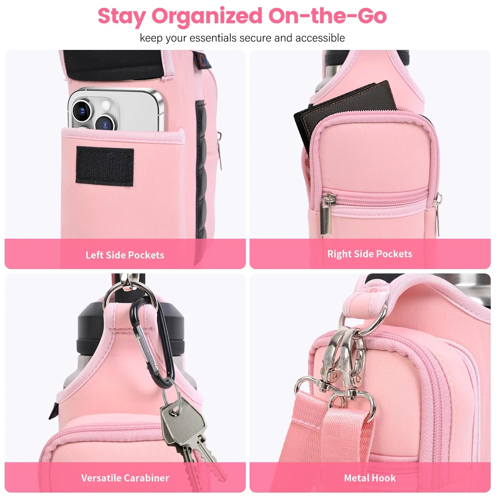 Magnetic Gym Water Bottle Holder